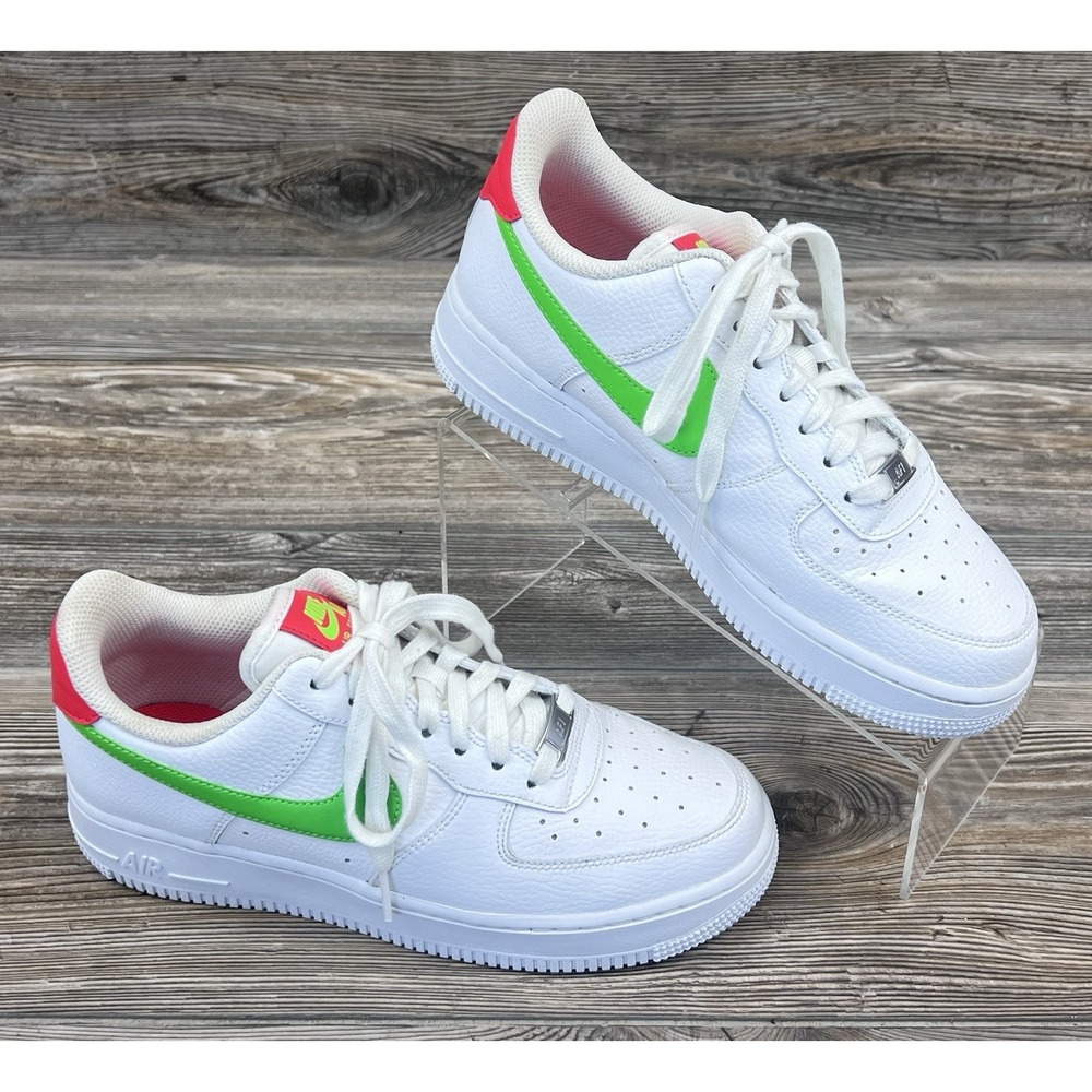 Women Nike Air Force 1 Low Watermelon Sneakers Athletic Shoes Women's Size 8